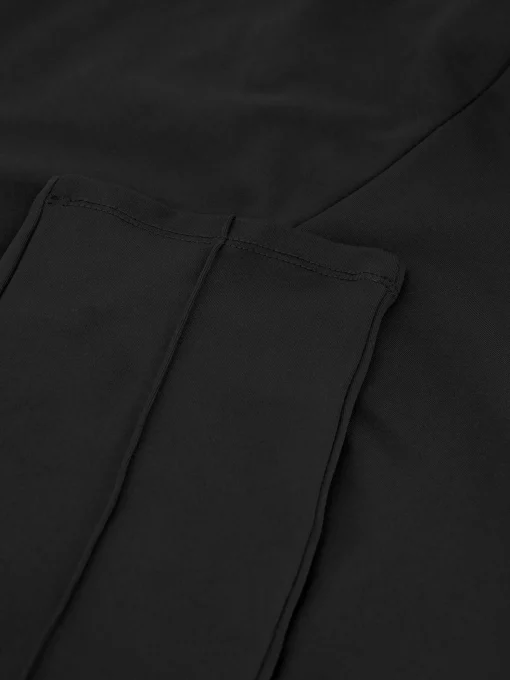 Aansluitende broek met elastische tailleband