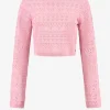 Ajour knit Cropped Top