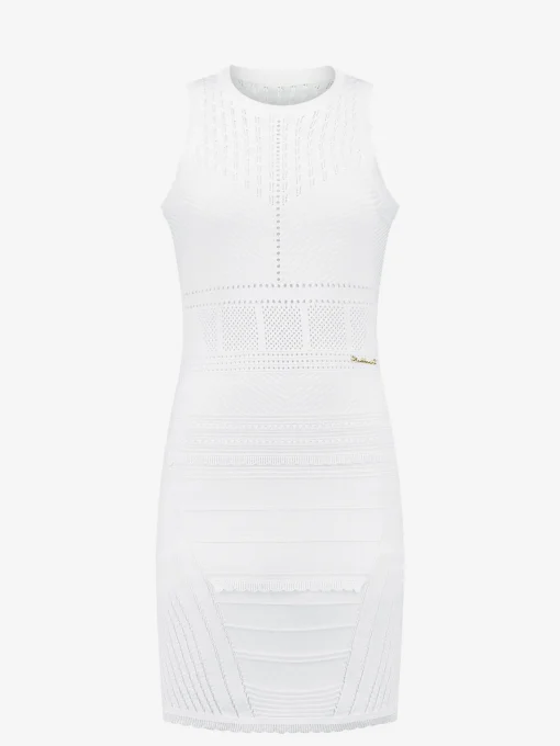 Ajour knit jurk
