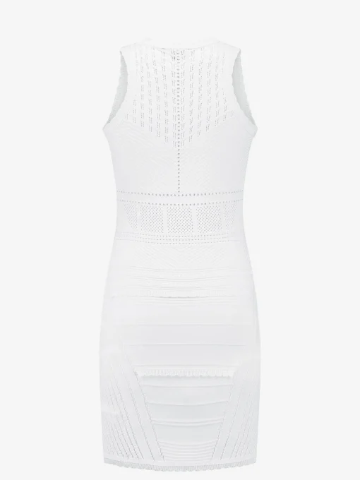 Ajour knit jurk