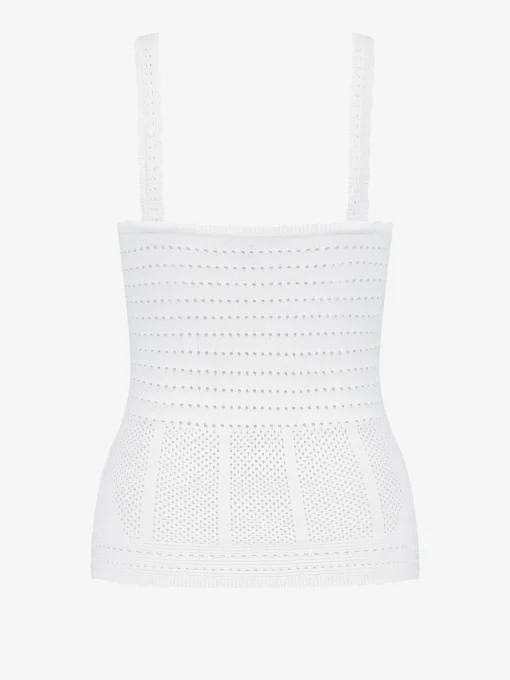 Ajour knit tanktop