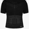 Ajour knit top