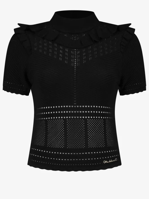Ajour knit top