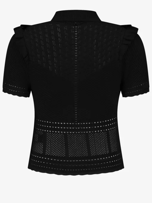 Ajour knit top