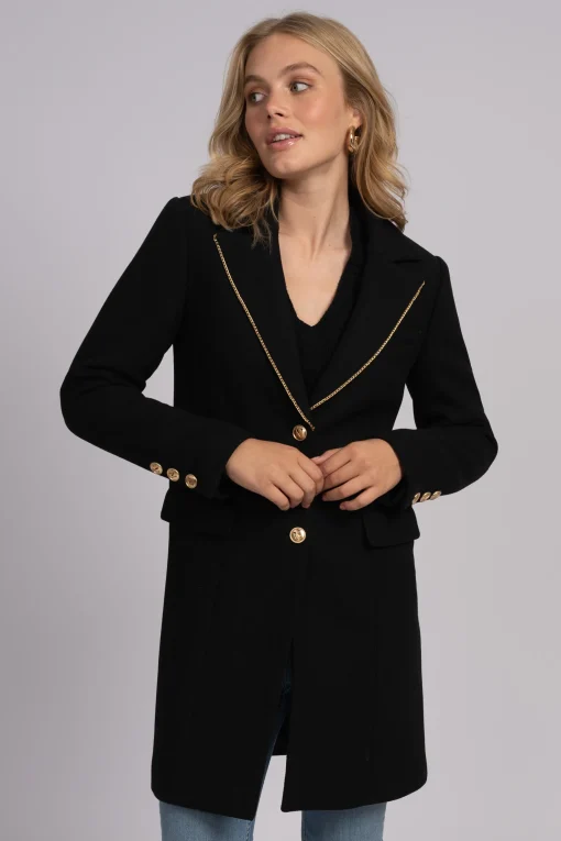 Blazer jurk met N-knoop