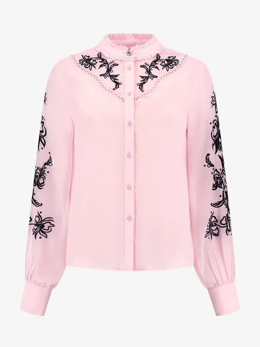 Blouse met Embroidery
