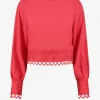 Blouse met kant detail