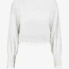 Blouse met kant detail