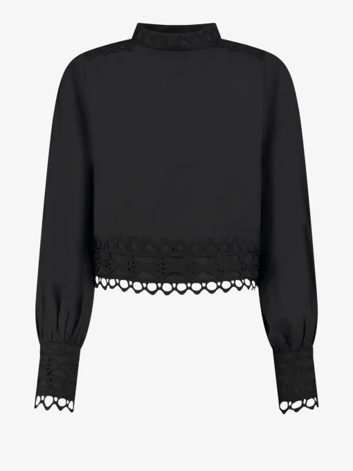 Blouse met kant detail