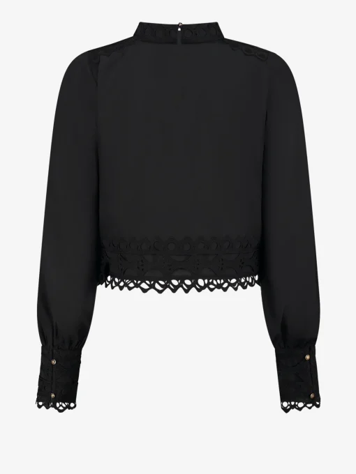 Blouse met kant detail