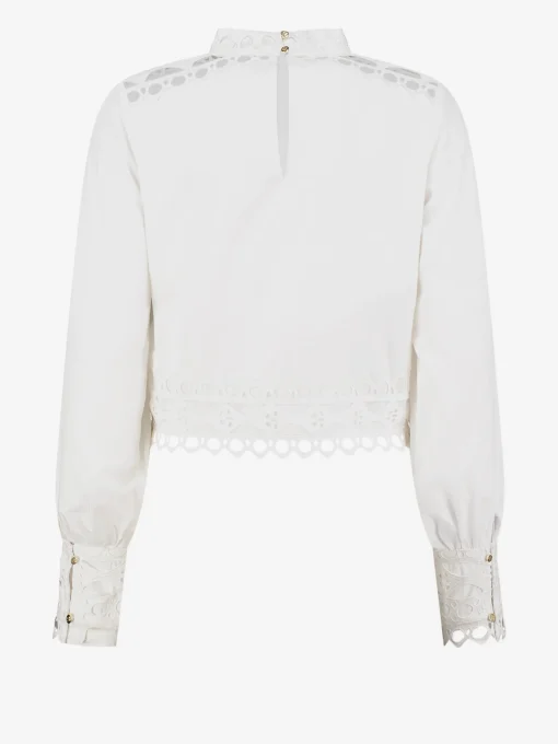 Blouse met kant detail