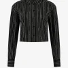 Blouse met logo patroon