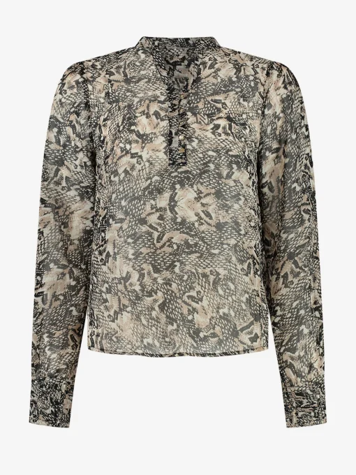 Blouse met slangen print