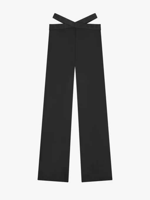 Broek met taille detail
