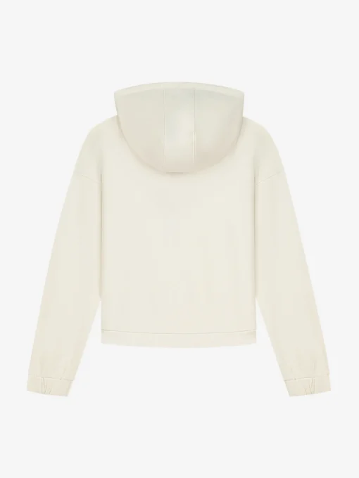 Cropped hoodie met ritssluiting