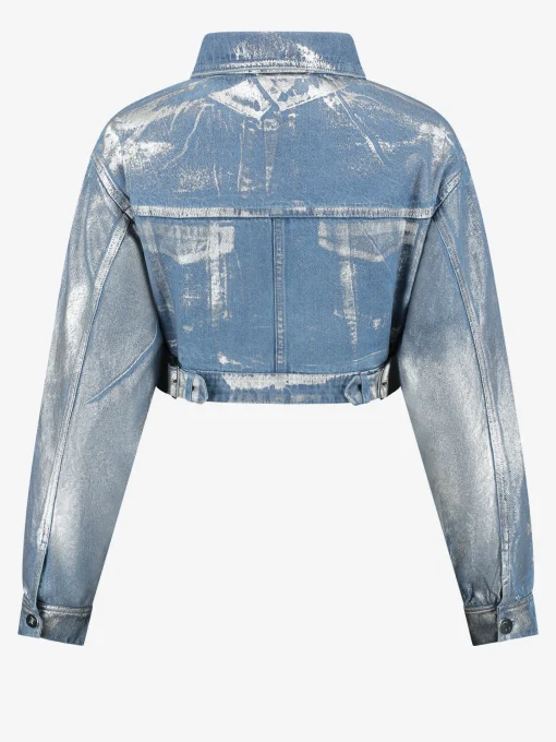 Cropped Metallic jacket