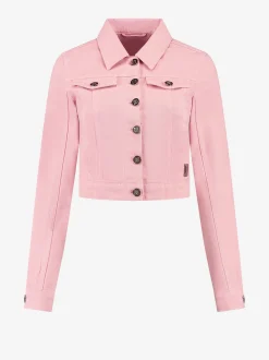 Denim jacket met lijn details