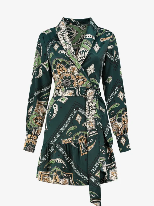 Dress met print