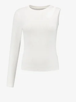 Een mouw top met cut out