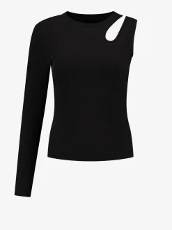 Een mouw top met cut out