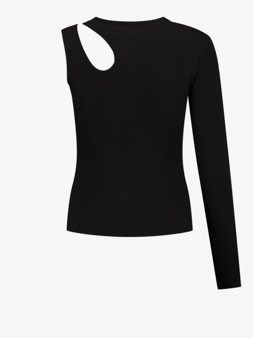Een mouw top met cut out