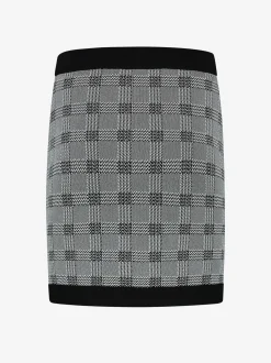 Fitted geruite rok