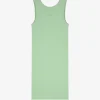 Fitted rib dress