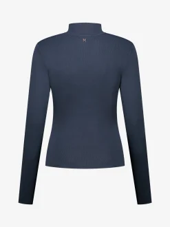 Fitted top met col