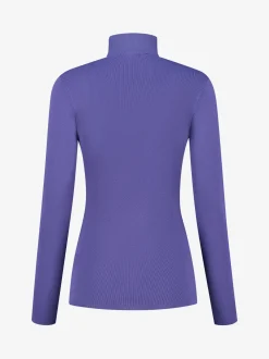 Fitted top met col