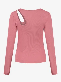 Fitted top met cut-out