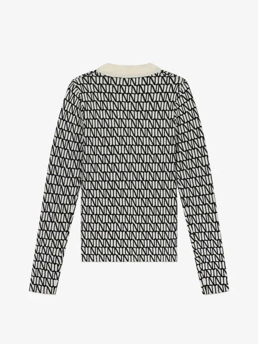 Fitted top met cut-out