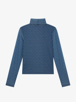 Fitted top met mesh