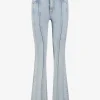 Flare jeans met detail