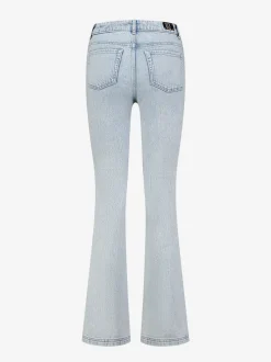Flare jeans met detail