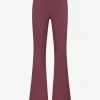 Flared broek met hoge taille
