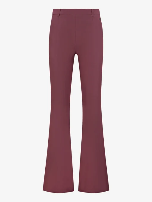 Flared broek met hoge taille