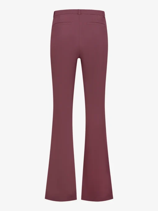 Flared broek met hoge taille