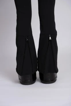Flared ski broek met verstelbare tailleband