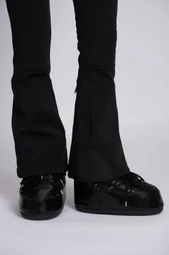 Flared ski broek met verstelbare tailleband