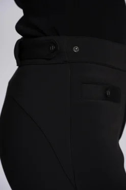 Flared ski broek met verstelbare tailleband
