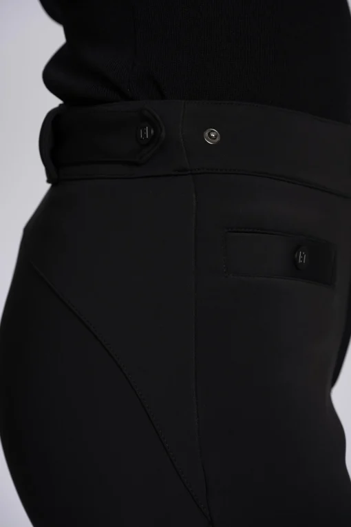 Flared ski broek met verstelbare tailleband