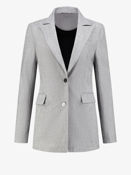 Gemêleerde blazer
