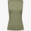 Geribbelde top met turtleneck