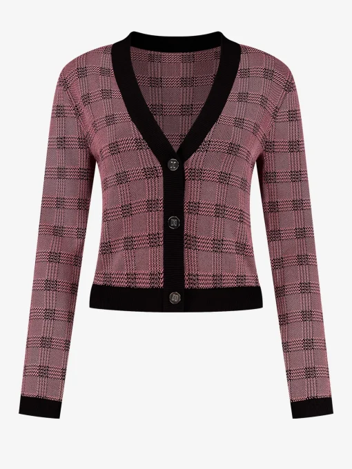 Geruit vest