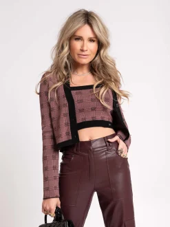 Geruit vest