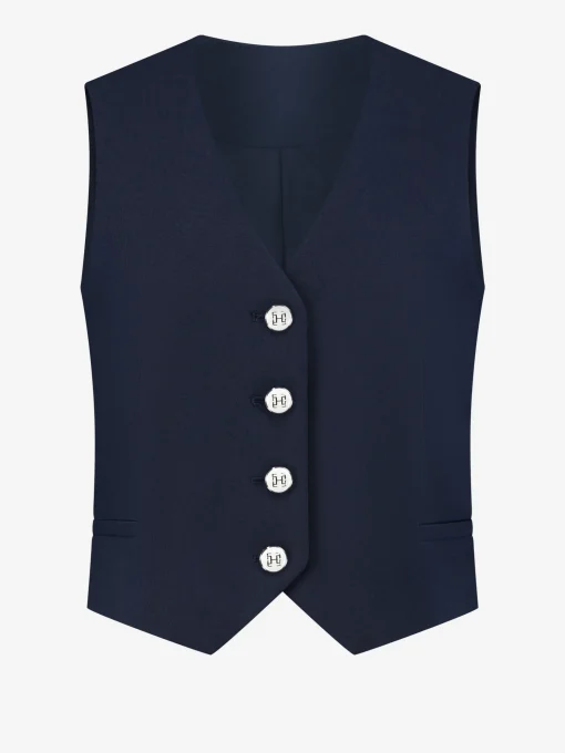 Gilet met knopen