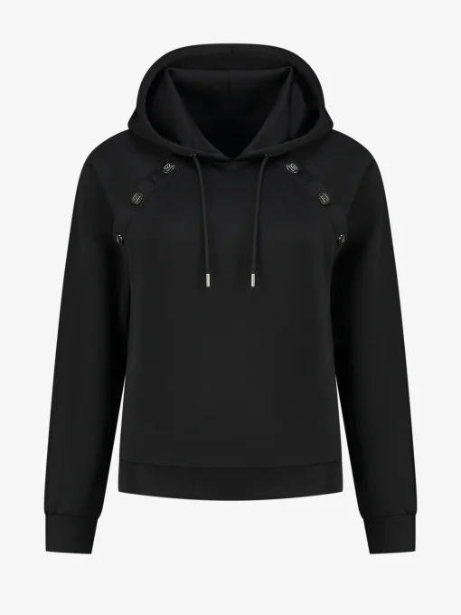 Hoodie met knopen
