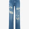 Jeans met scheuren