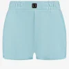 Jogging short met metalen logo