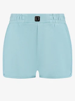 Jogging short met metalen logo